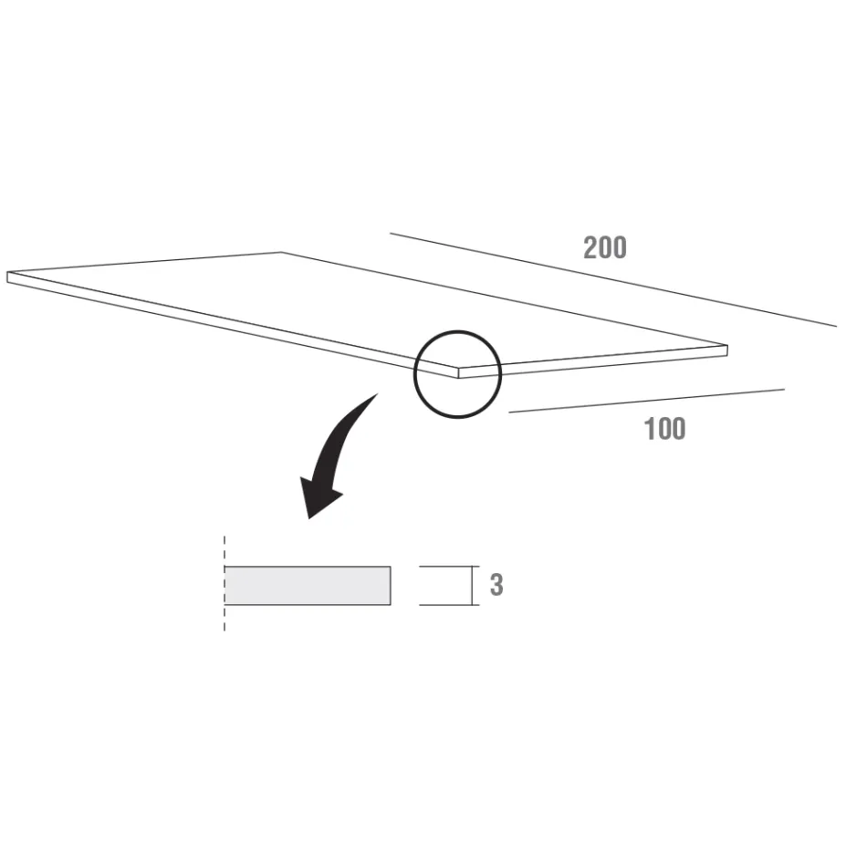 Tavolo da Pranzo Allungabile Fino a 280 cm in Fenix Realizzato in Italia - Eolo Viadurini