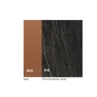 Tavolo da Pranzo Allungabile fino a 280 o 298 cm Ceramica Metallo - Revia Viadurini