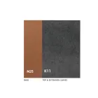 Tavolo da Pranzo Allungabile fino a 280 o 298 cm Ceramica Metallo - Revia Viadurini