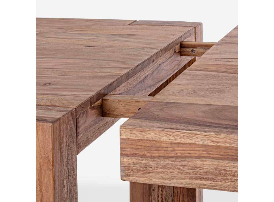 Tavolo da Pranzo Allungabile Fino a 295 cm in Legno Homemotion - Bruce Viadurini