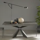 Tavolo da Pranzo Allungabile Fino a 298 cm in Ceramica Made in Italy - Anaconda Viadurini