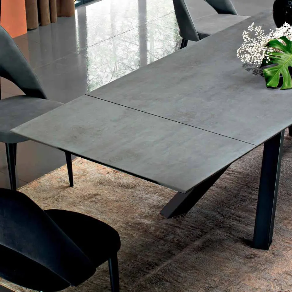 Tavolo da Pranzo Allungabile Fino a 300 cm in Laminato Made in Italy - Settimmio Viadurini