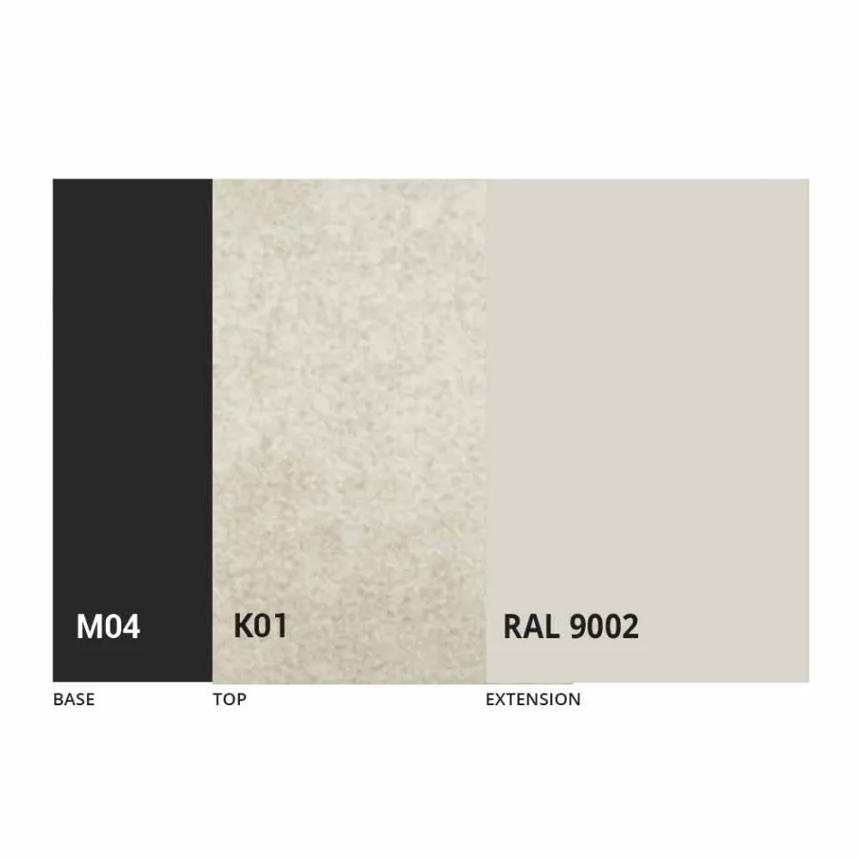 Tavolo da Pranzo Allungabile Fino a 310 cm in Ceramica Made in Italy - Pitagora Viadurini