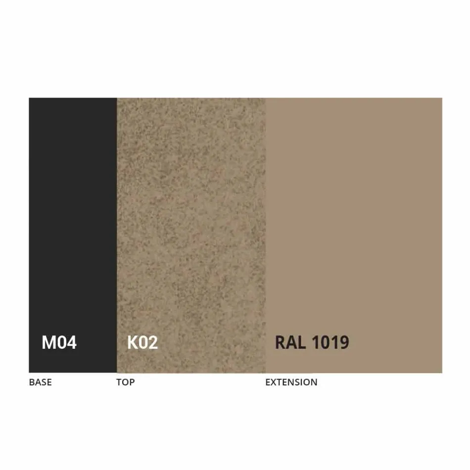 Tavolo da Pranzo Allungabile Fino a 310 cm in Ceramica Made in Italy - Pitagora Viadurini