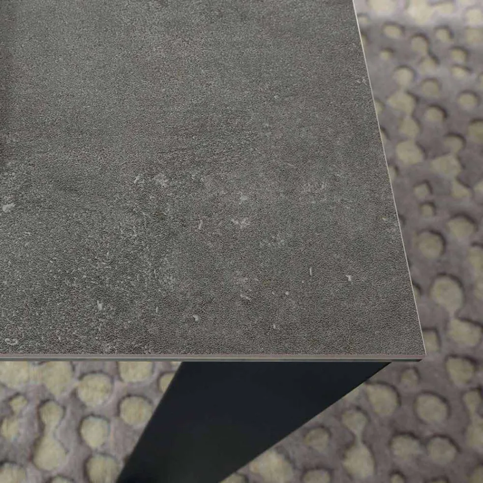 Tavolo da Pranzo Allungabile Fino a 310 cm in Ceramica Made in Italy - Pitagora Viadurini