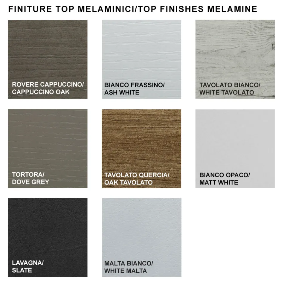 Tavolo da Pranzo Allungabile fino a 310 cm in Melaminico Made in Italy – Settanta Viadurini