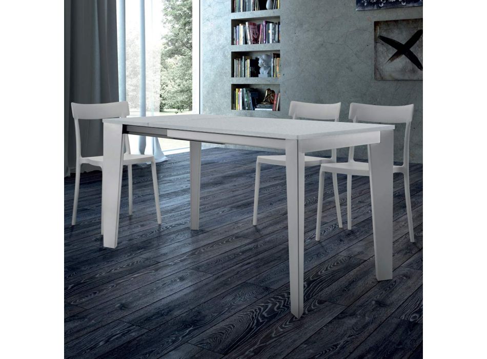 Tavolo da Pranzo Allungabile fino a 310 cm in Melaminico Made in Italy – Settanta Viadurini