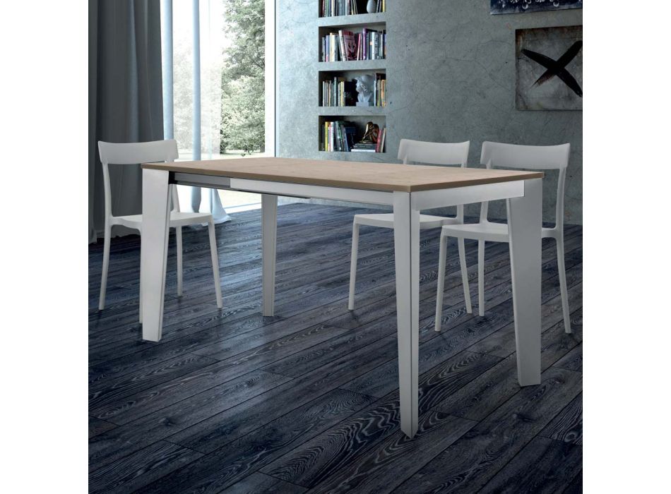 Tavolo da Pranzo Allungabile fino a 310 cm in Melaminico Made in Italy – Settanta Viadurini
