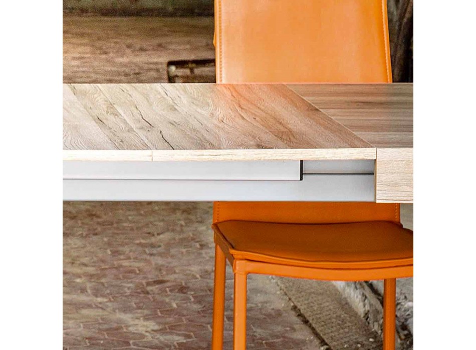 Tavolo da pranzo allungabile fino a 320 cm design moderno Oky Viadurini