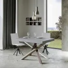 Tavolo da Pranzo Allungabile Fino a 440 cm di Design Made in Italy - Rally Viadurini