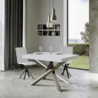 Tavolo da Pranzo Allungabile Fino a 440 cm di Design Made in Italy - Rally Viadurini