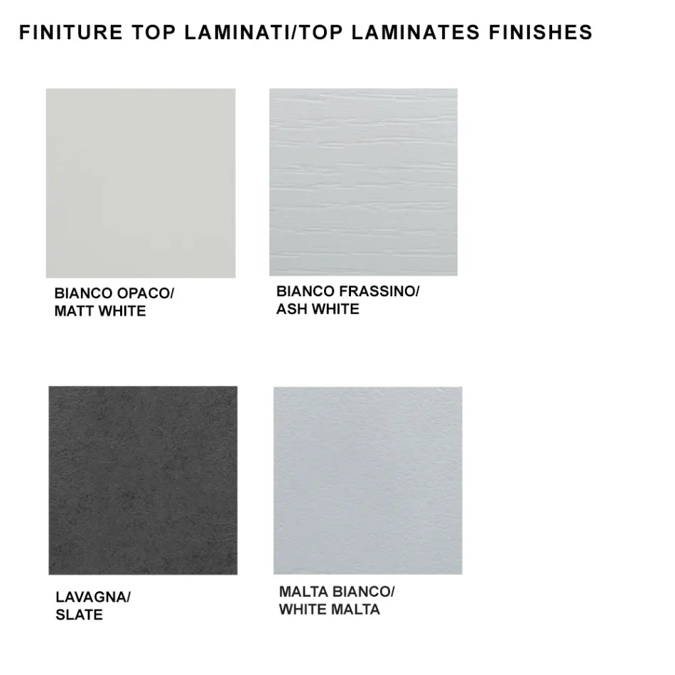 Tavolo da Pranzo Allungabile fino a 450 cm in Laminato Made in Italy – Salentino Viadurini