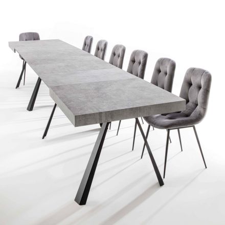 Tavolo da Pranzo Allungabile Fino a 500 cm con Piano in Nobilitato - Raimondo Viadurini