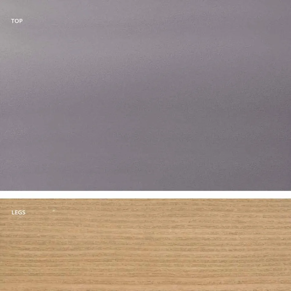 Tavolo da pranzo allungabile in vetro fumè fatto in Italia, Dimitri Viadurini