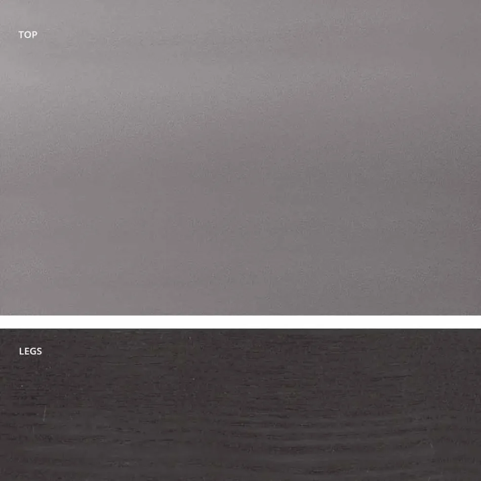 Tavolo da pranzo allungabile in vetro moderno fatto in Italia, Azad Viadurini