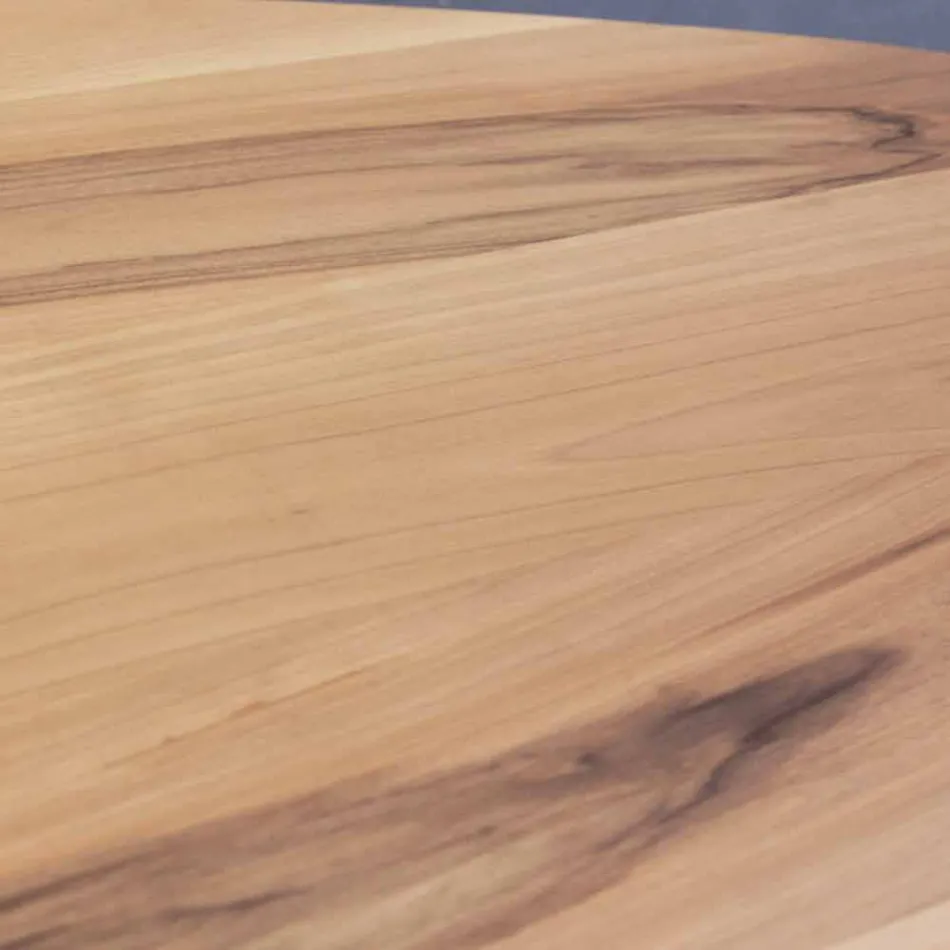 Tavolo da Pranzo Artigianale in Legno Massello di Noce Made in Italy - Nocino Viadurini