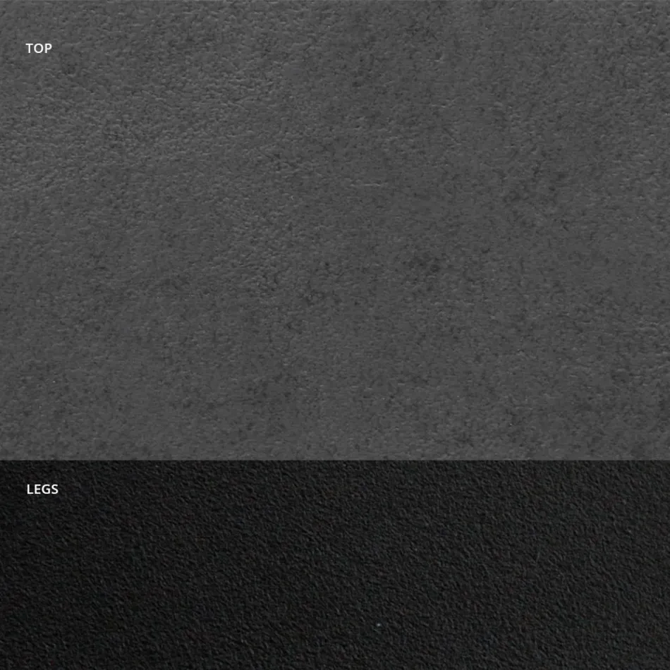 Tavolo da Pranzo con Piano a Botte in Laminato HPL Made in Italy - Grotta Viadurini