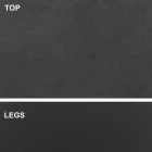 Tavolo da Pranzo con Piano a Botte in Laminato HPL Made in Italy - Settimmio Viadurini