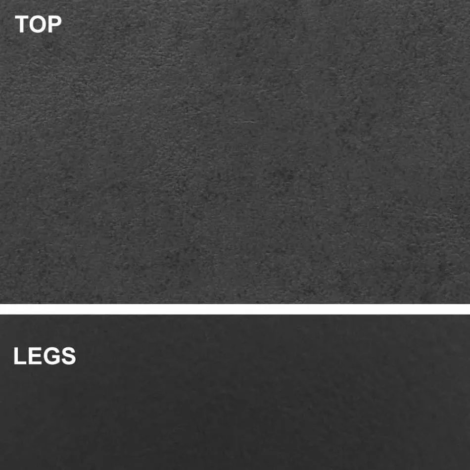 Tavolo da Pranzo con Piano a Botte in Laminato HPL Made in Italy - Settimmio Viadurini