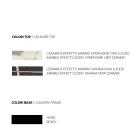 Tavolo da Pranzo con Piano in Ceramica Effetto Marmo Made in Italy - Mirco Viadurini