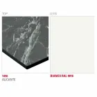 Tavolo da Pranzo con Piano in Hpl e Base in Metallo Made in Italy - Aresto Viadurini