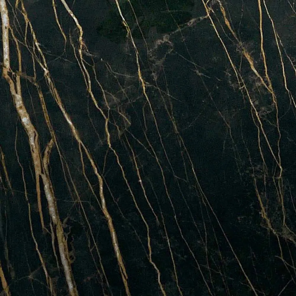 Tavolo da Pranzo con Piano in Ipermarmo Made in Italy Pregiato - Settimmio Viadurini