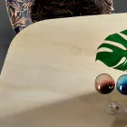 Tavolo da Pranzo con Piano in Ipermarmo Made in Italy Pregiato - Settimmio Viadurini