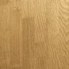 Tavolo da Pranzo con Piano in Vero Legno Massello e Base in Metallo - Ibisco Viadurini