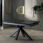 Tavolo da Pranzo Design con Piano in Ceramica Allungabile Fino a 240 cm - Ultron Viadurini