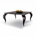 Tavolo da pranzo design di lusso in legno massello,made in Italy, Filo