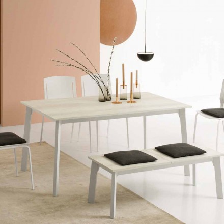 Tavolo da Pranzo di Design, Allungabile con 6/8 Posti - Arnara Basic Viadurini