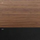 Tavolo da Pranzo Impiallacciato con Base in Acciaio Made in Italy - Dalmata Viadurini