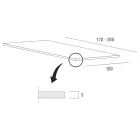 Tavolo da Pranzo in Fenix e Metallo Verniciato Realizzato in Italia - Dotto Viadurini