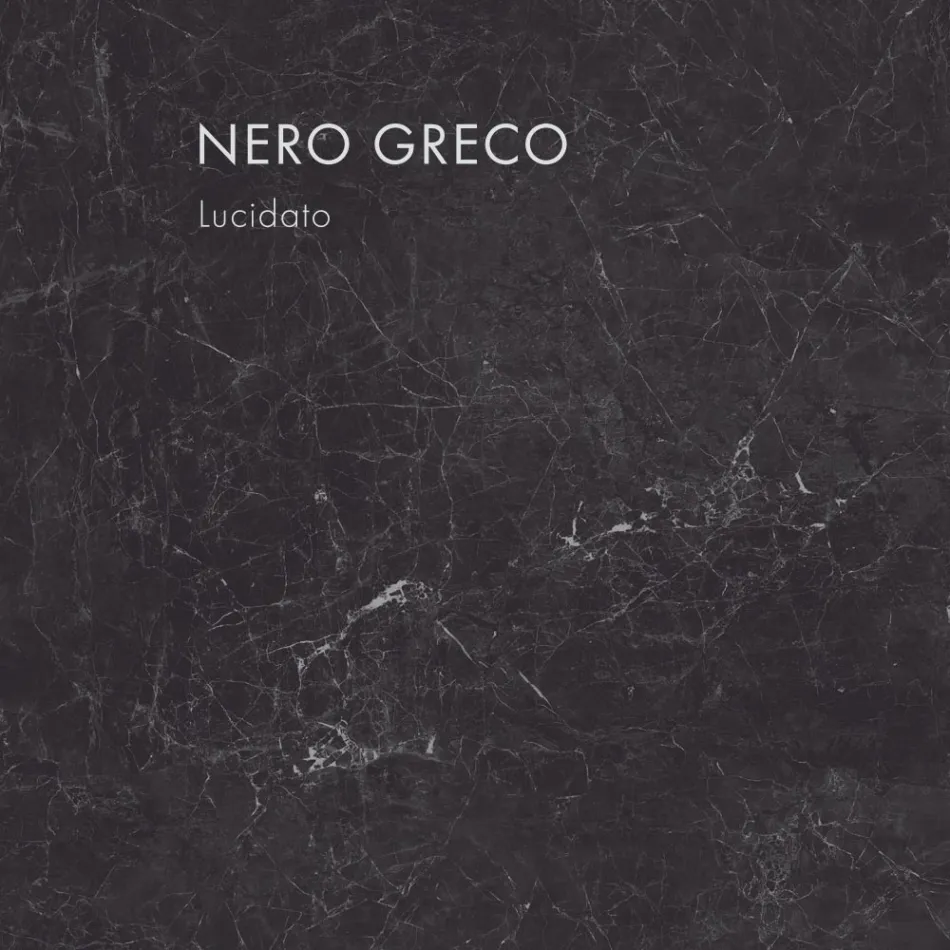 Tavolo da Pranzo in Gres Porcellanato e Metallo Made in Italy - Emilio Viadurini