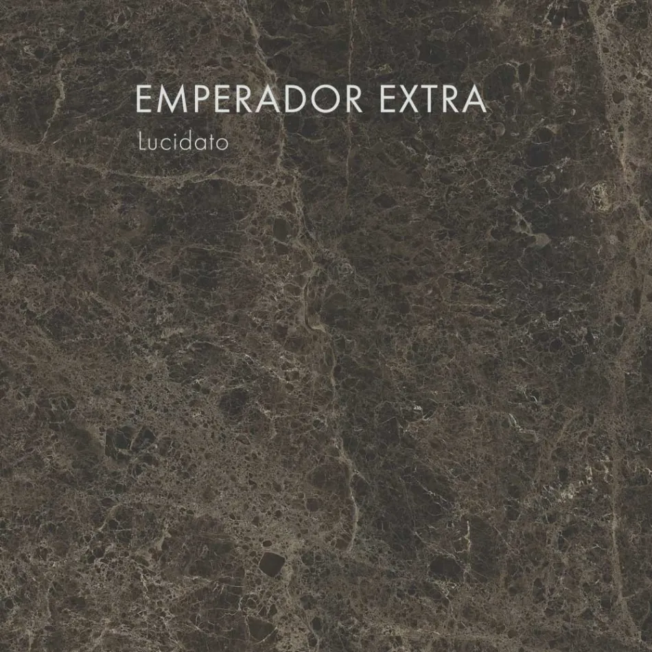 Tavolo da Pranzo in Gres Porcellanato e Metallo Made in Italy - Emilio Viadurini