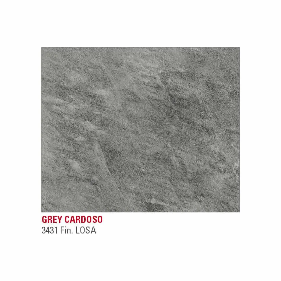 Tavolo da Pranzo in Hpl Effetto Marmo e Metallo Laccato Made in Italy - Jupiter Viadurini