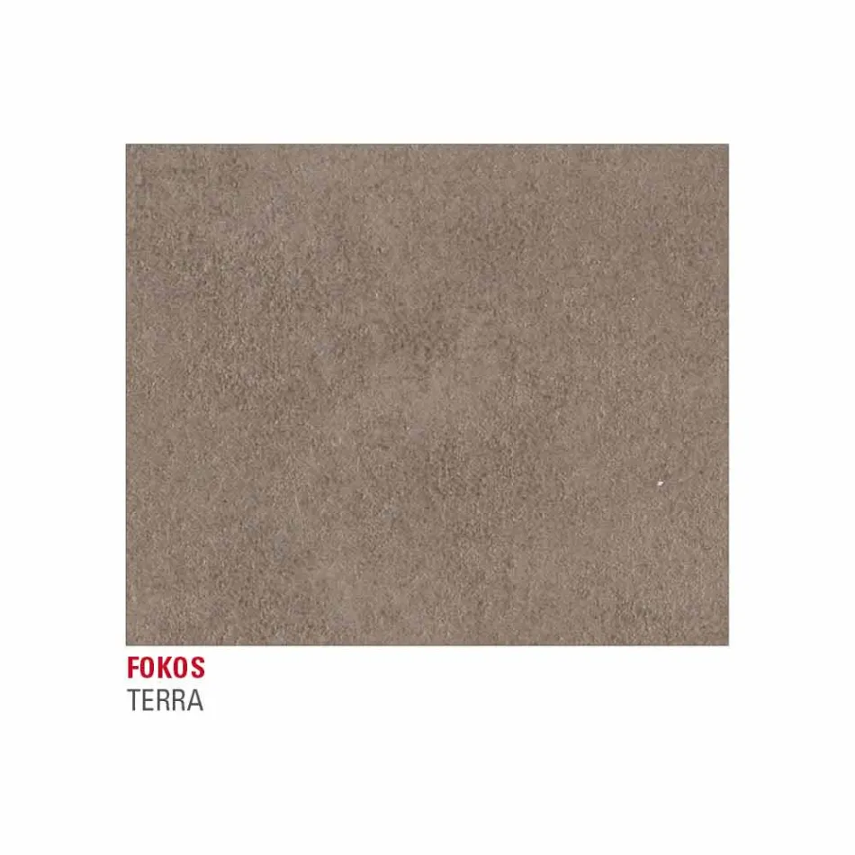 Tavolo da Pranzo in Laminam e Metallo Verniciato Realizzato in Italia - Efisto Viadurini