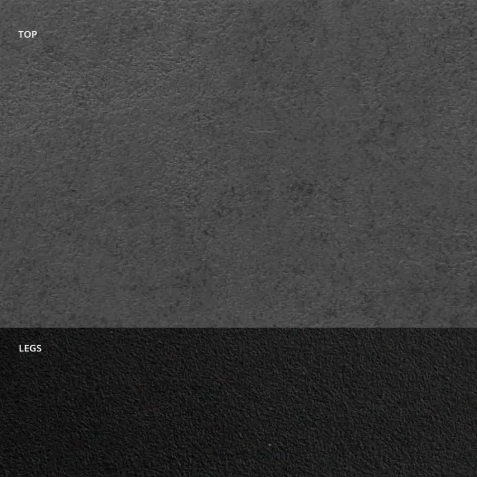 Tavolo da Pranzo in Laminato HPL e Acciaio Made in Italy Alta Qualità - Dalmata Viadurini