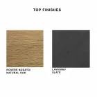 Tavolo da Pranzo in Laminato HPL e Acciaio Made in Italy Pregiato - Settimmio Viadurini