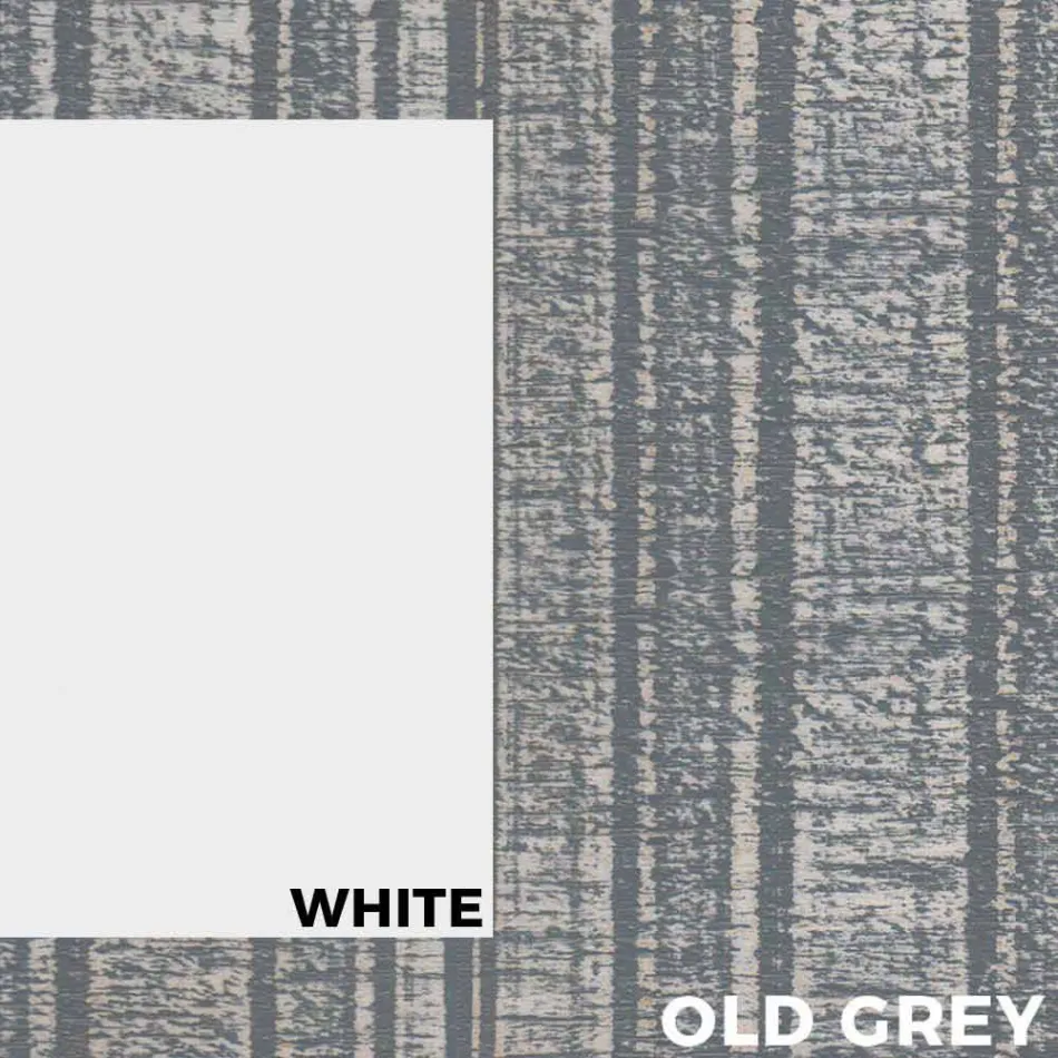 Tavolo da Pranzo in Legno e Alluminio da Esterno di Design Moderno - Gange Viadurini