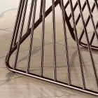 Tavolo da pranzo in legno massellato moderno fatto in Italia, Mitia Viadurini