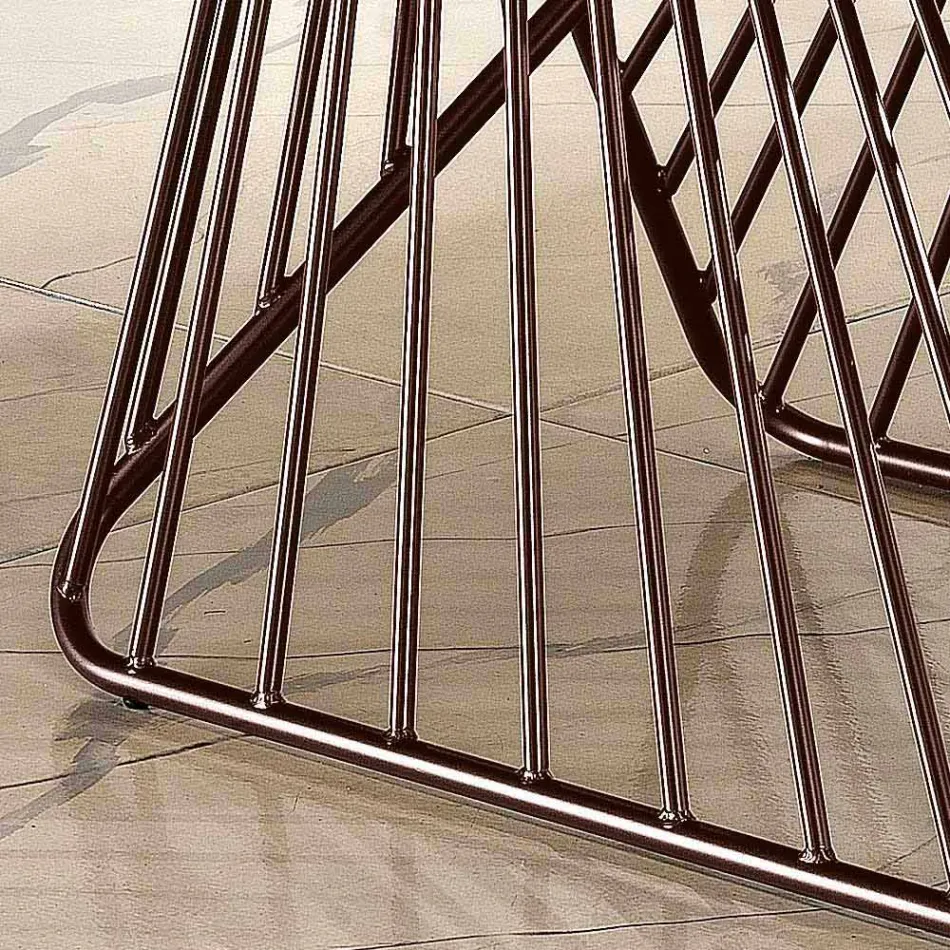 Tavolo da pranzo in legno massellato moderno fatto in Italia, Mitia Viadurini