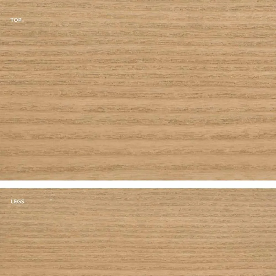 Tavolo da pranzo in legno Mdf di design made in Italy, Egisto Viadurini