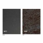 Tavolo da Pranzo in Metallo e Piano in Ceramica Design Made in Italy - Anaconda Viadurini