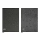 Tavolo da Pranzo in Metallo e Piano in Ceramica Design Made in Italy - Anaconda Viadurini