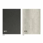 Tavolo da Pranzo in Metallo e Piano in Ceramica Design Made in Italy - Anaconda Viadurini