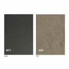 Tavolo da Pranzo in Metallo e Piano in Ceramica Design Made in Italy - Anaconda Viadurini