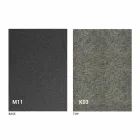 Tavolo da Pranzo in Metallo e Piano in Ceramica Design Made in Italy - Anaconda Viadurini