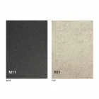 Tavolo da Pranzo in Metallo e Piano in Ceramica Design Made in Italy - Anaconda Viadurini