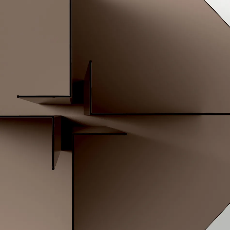 Tavolo da Pranzo in Vetro con Piano Rettangolare Made in Italy - Charles Viadurini